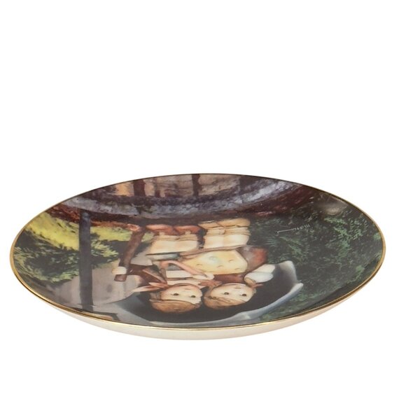 M.J. Hummel Stormy Weather Collector Plate "Little Companions" The Danbury Mint - Picture 8 of 12